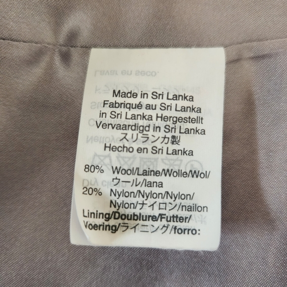 J. Crew Cocoon coat in Italian stadium-cloth wool blend Gray Size 4 - Picture 7 of 7